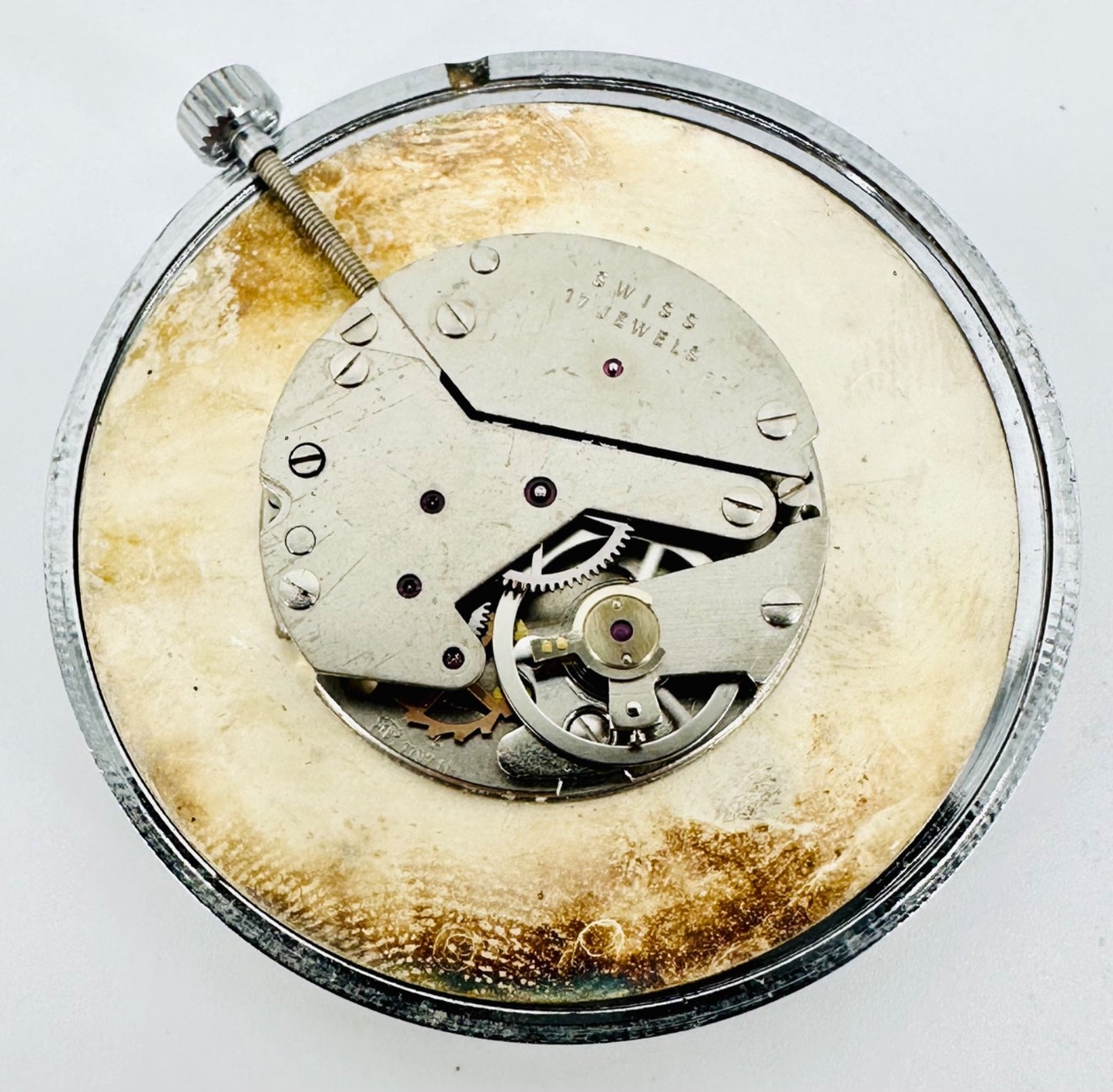 Vintage Fero Feldmann 17 Jewel Swiss Pocket Watch – Working – EB 1197N Movement