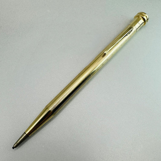 Vintage Life-Long Rolled Gold Mechanical Pencil – Elegant and Functional, 128mm