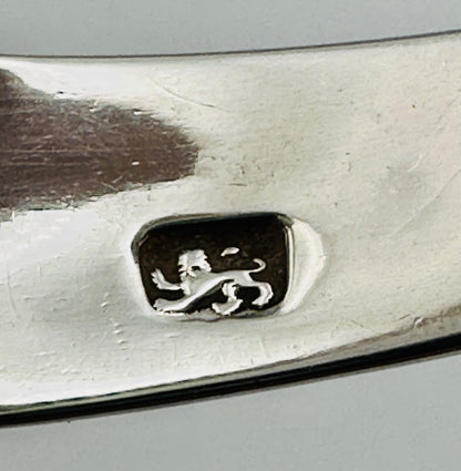 Antique Sterling Silver Sugar Tongs – c.1820–1840
