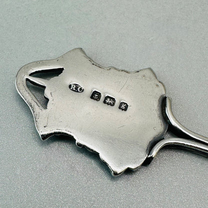 Antique 1906 Sterling Silver Teaspoon – Birmingham Hallmarked by Robert Chandler