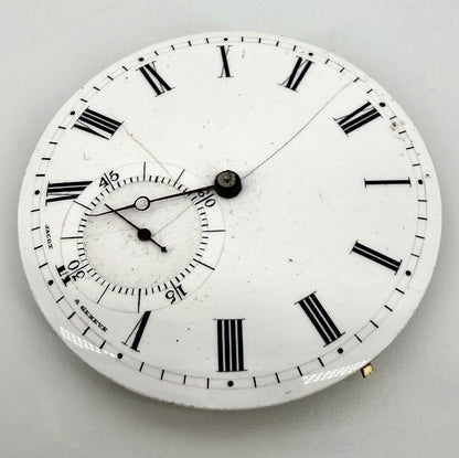Antique Jacot à Genève Pocket Watch Movement & Dial – Working – c.19th C