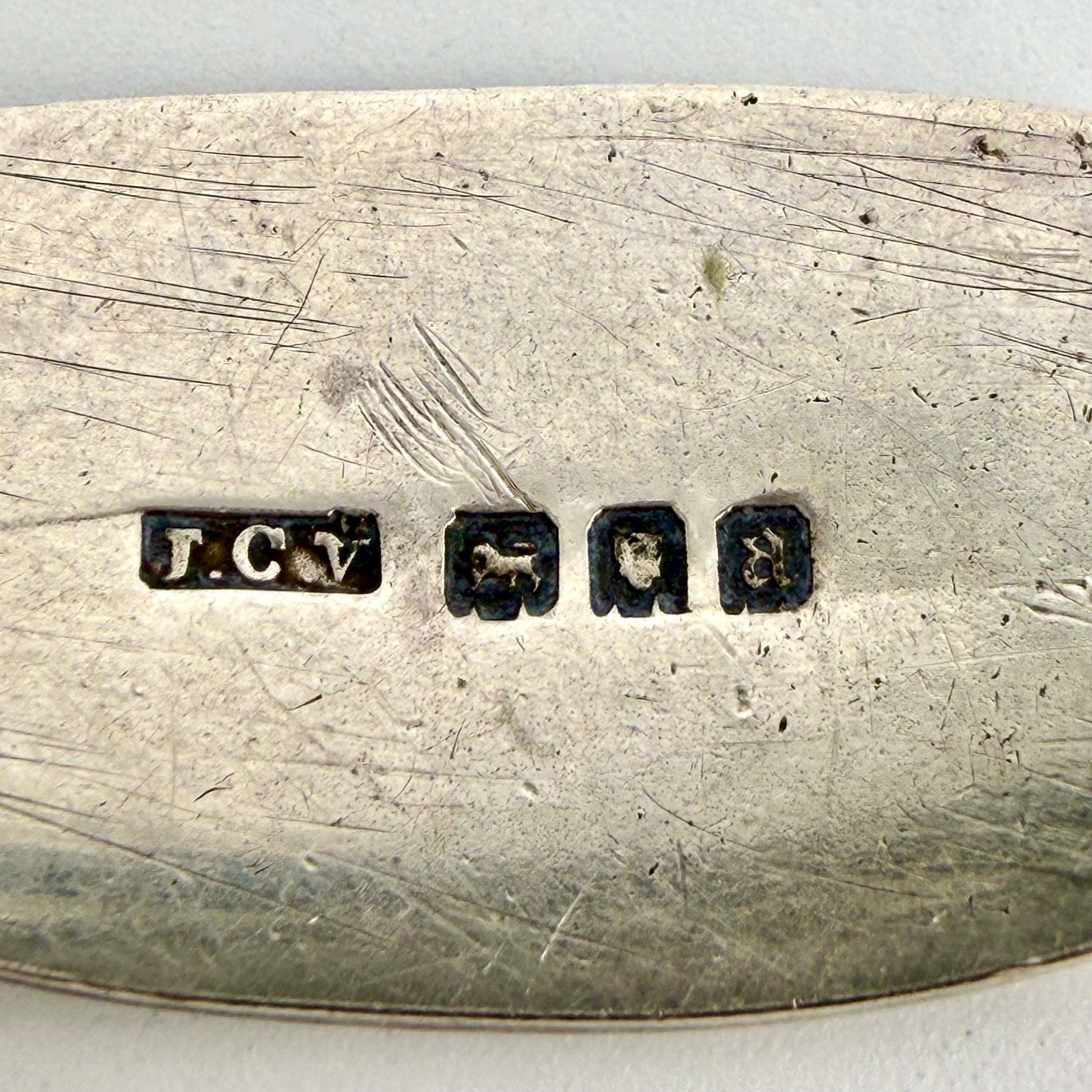 Antique WWI Silver ID Bracelet – London 1916 John Collard Vickery – R.A.S.C.