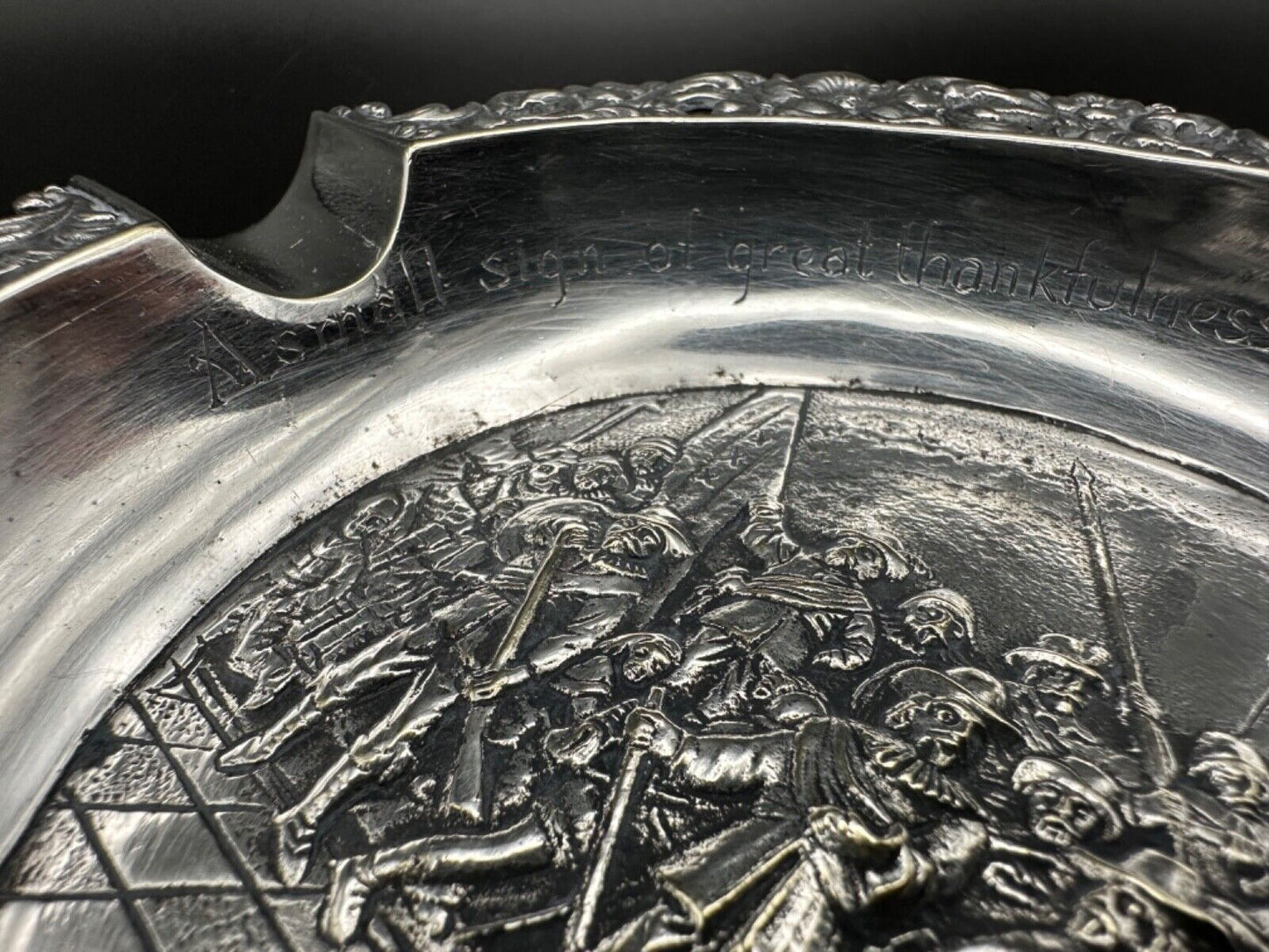 Vintage Silver Plate Ash Tray - Hendrik Hooijkaas