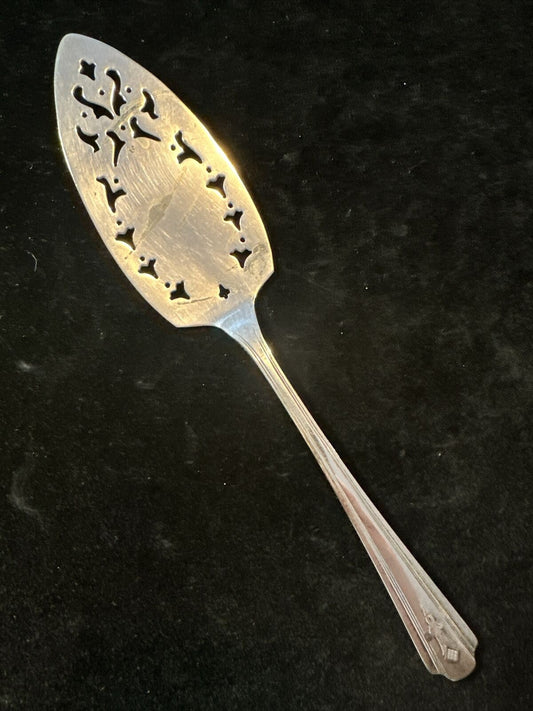 Antique Silver Plated Cake Slice - Coronation 1937 - Dorchester Plate