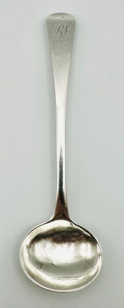 Antique Sterling Silver Salt Spoon – London 1815, George Day – 9.65g