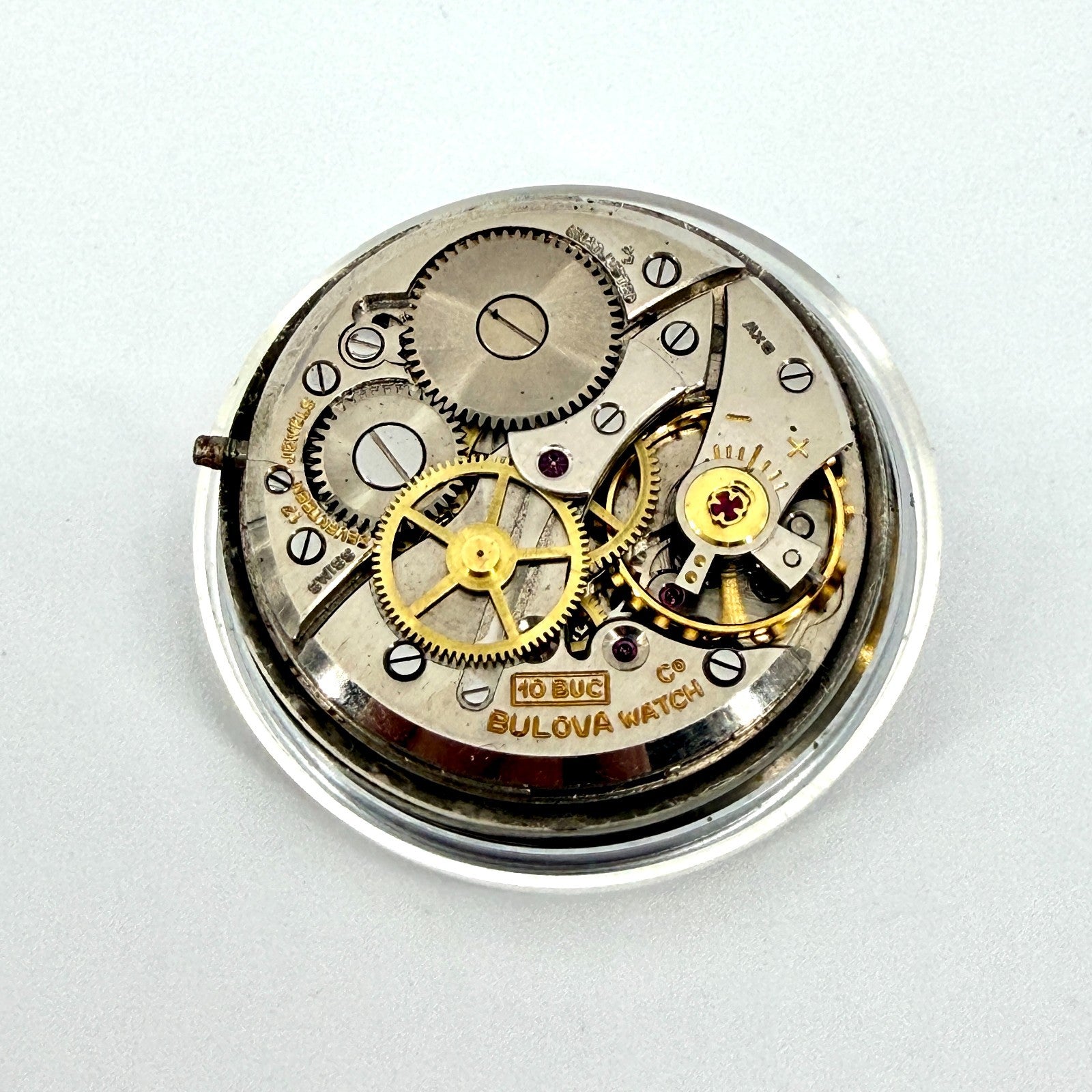 Vintage Bulova Manual Wind Wristwatch – 10BUC – c.1950s – Working