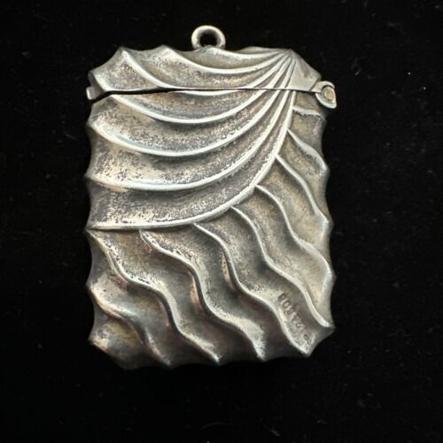 Antique Silver Plated Vesta Case