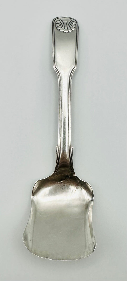 Antique Silver Tea Caddy Spoon – Birmingham 1843 – George Unite – Shovel Form