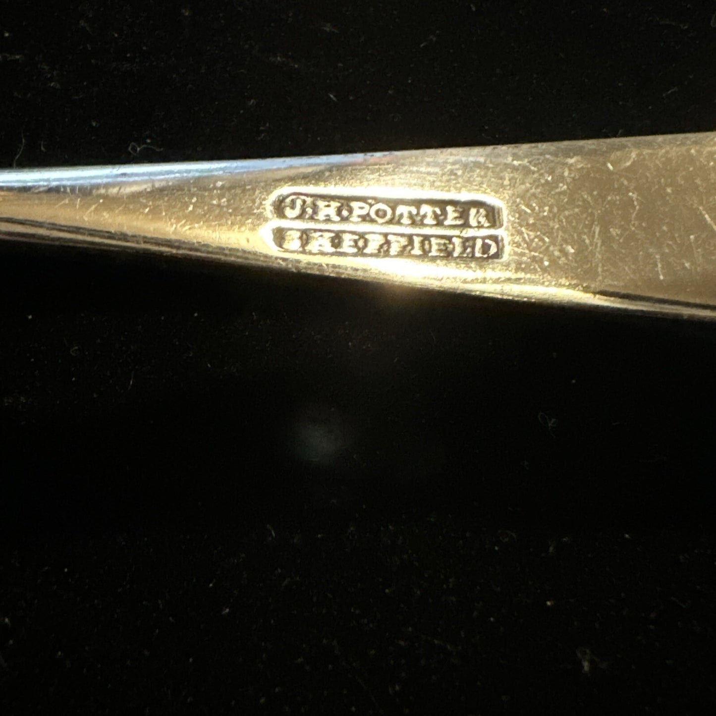 Antique Silver Plate Sugar Tongs - Liptons Branded- J H Potter