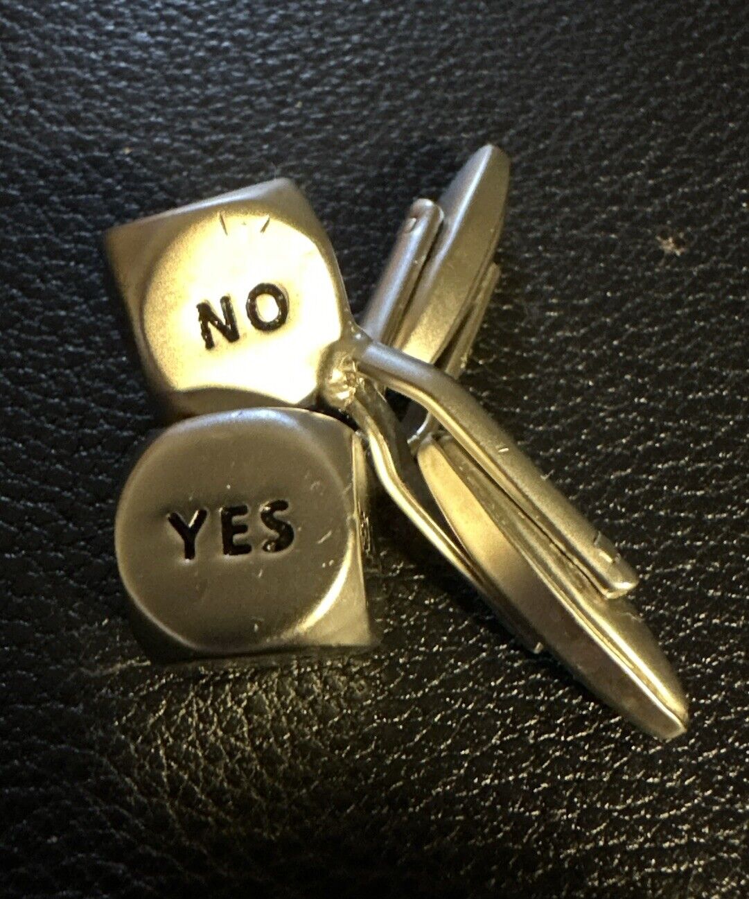 Yes No Go Stop Buy Sell Cufflinks