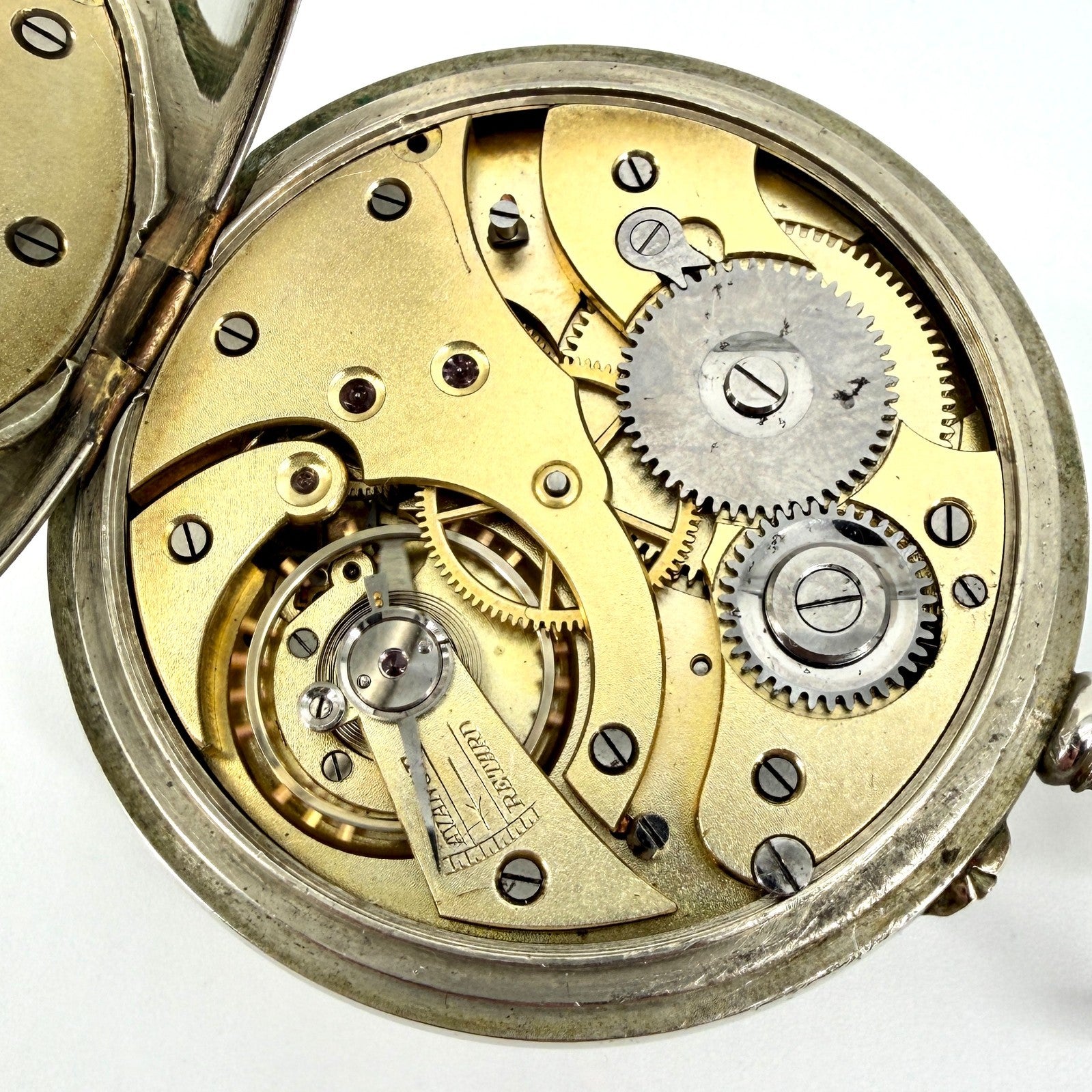 Antique Swiss “Chronomètre” Pocket Watch – Argentan Case – Working – c.1900