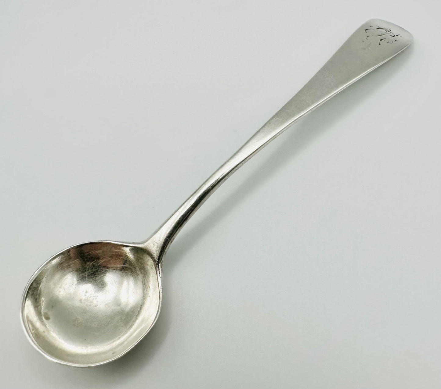 Antique Solid Silver Salt Spoon – Hallmarked London 1805