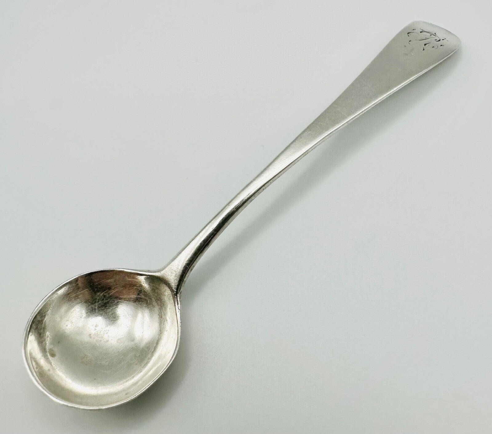 Antique Solid Silver Salt Spoon – Hallmarked London 1805