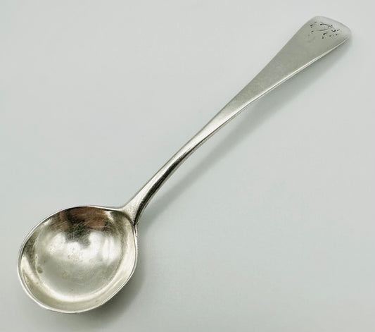 Antique Solid Silver Salt Spoon – Hallmarked London 1805