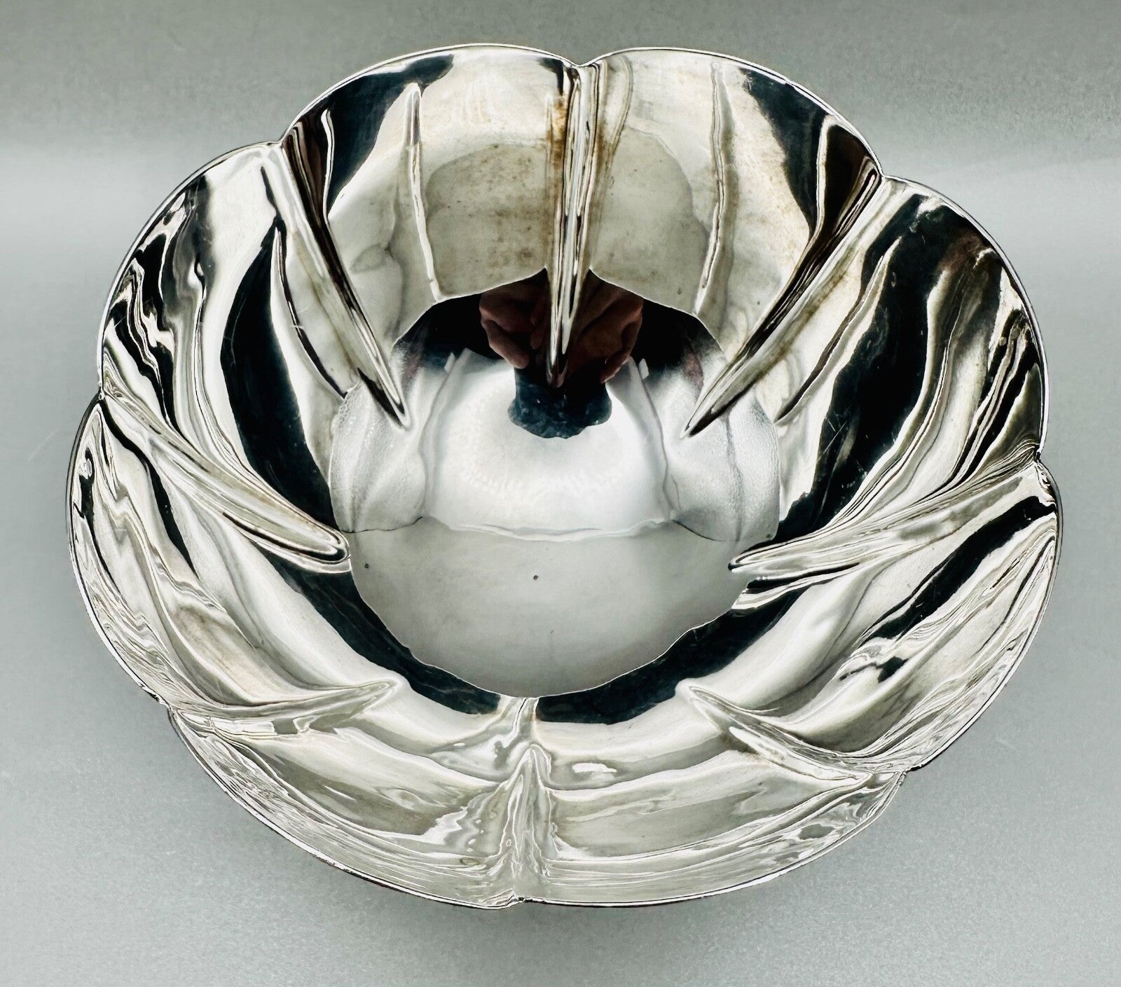 Antique Silver Bowl - 72.8g Stamped Silver