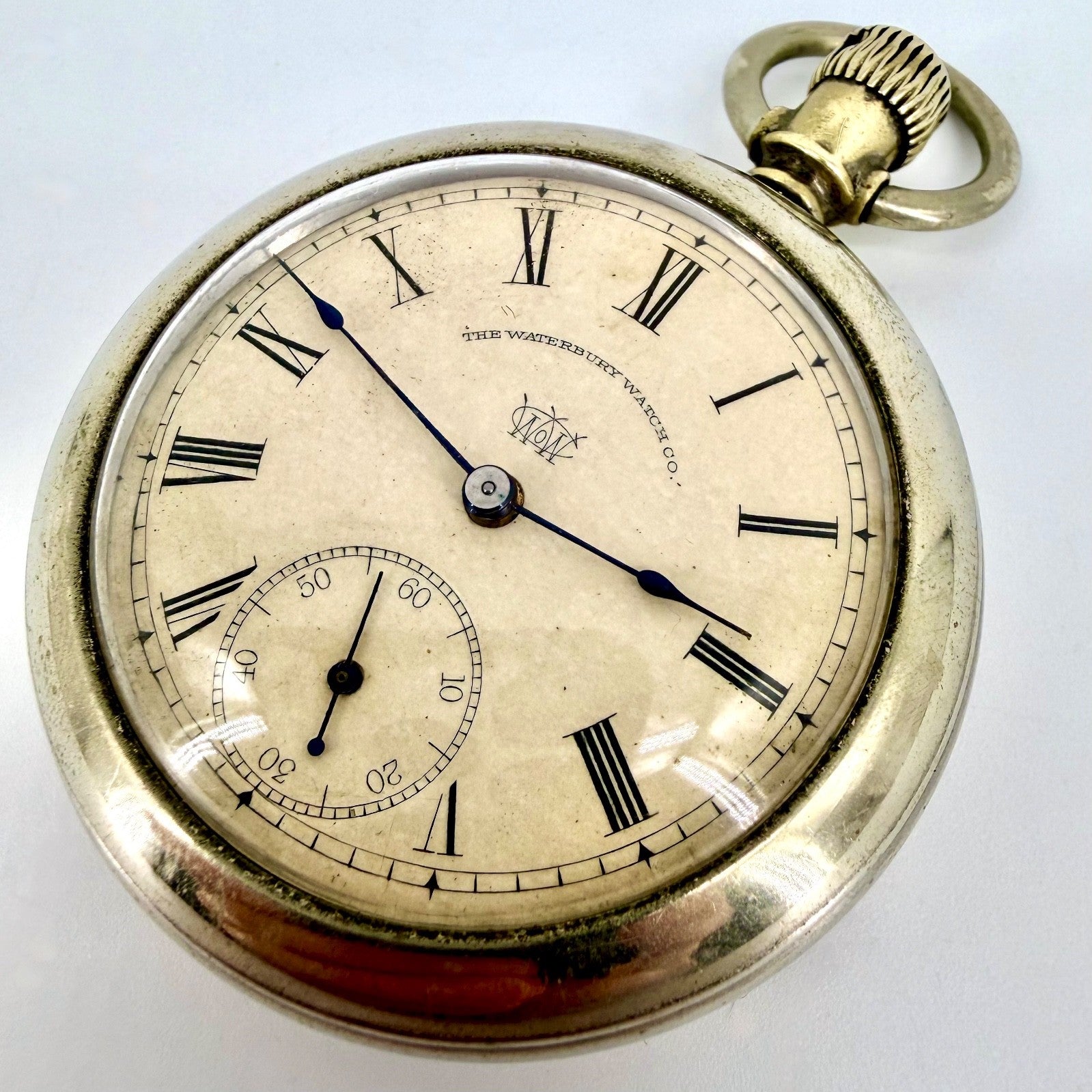 Antique “The Waterbury Watch Co.” Pocket Watch – Working – Series J - c.1890s