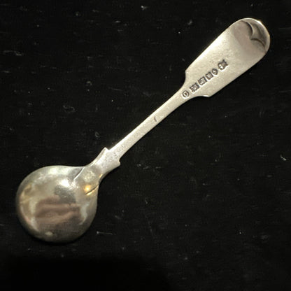 Antique Silver Plate Salt Spoon