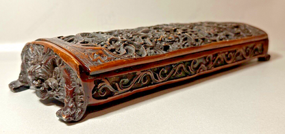 Antique Carved Resin Decorative Box