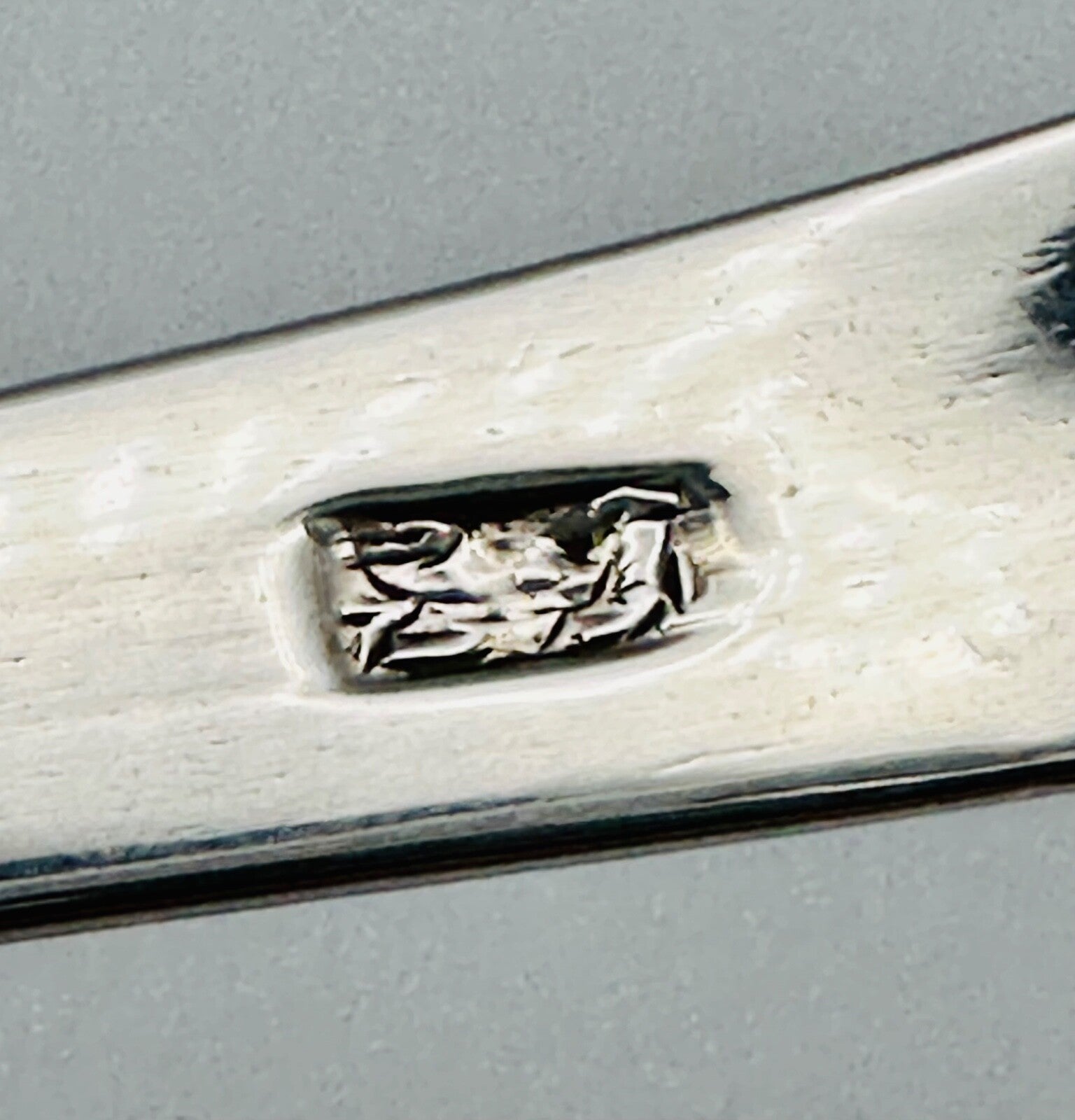 Antique Sterling Silver Sugar Tongs – c.1820–1840