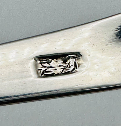 Antique Sterling Silver Sugar Tongs – c.1820–1840