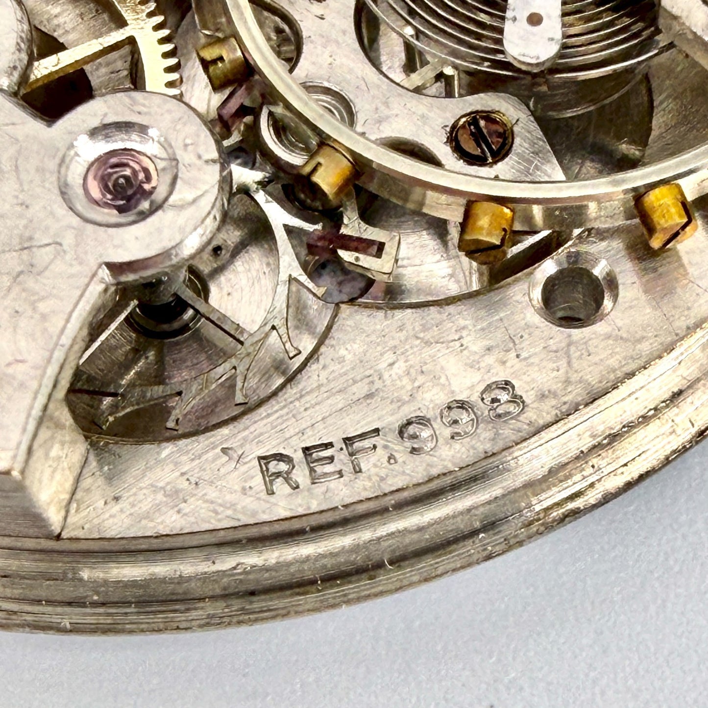 Vintage ADMIRAL CYMA Cal. 998 Pocket Watch Movement – 15J – Working