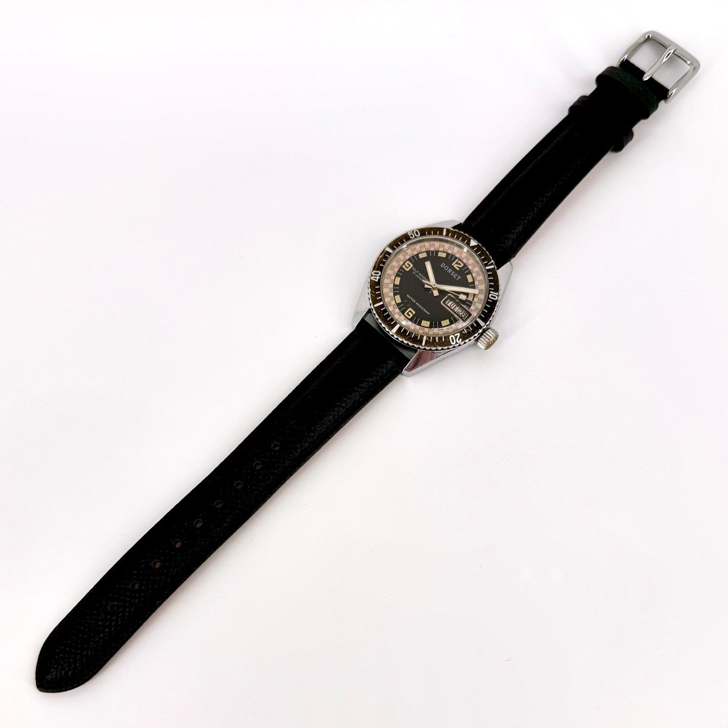 Vintage Gents Automatic Dorset Watch, Working, Montgomery Ward / UT-38 Movement