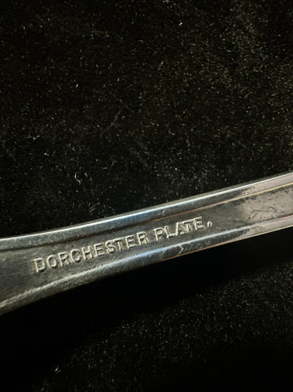 Antique Silver Plated Cake Slice - Coronation 1937 - Dorchester Plate