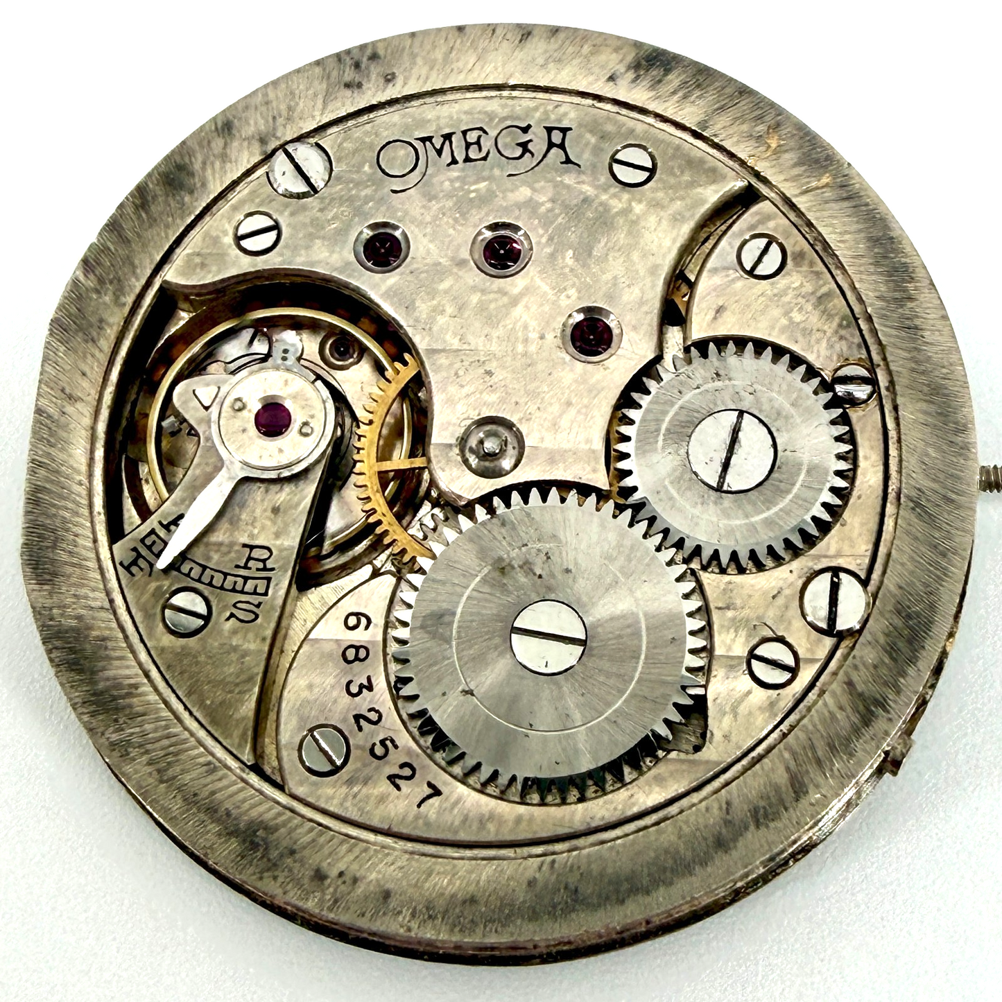 Antique Omega Watch Movement – Working – c.1923