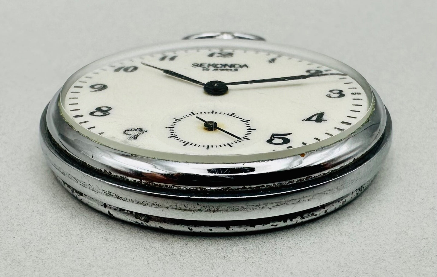 Vintage Sekonda 18 Jewels Pocket Watch – USSR Made – Working – 3602 Movement