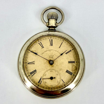 Antique “The Waterbury Watch Co.” Pocket Watch – Working – Series J - c.1890s