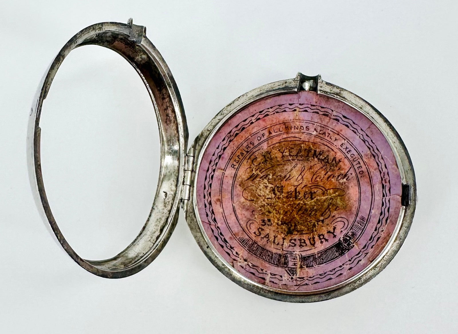 Antique Silver Pair-Cased Verge Fusee Pocket Watch – Charles Percy, London, 1801