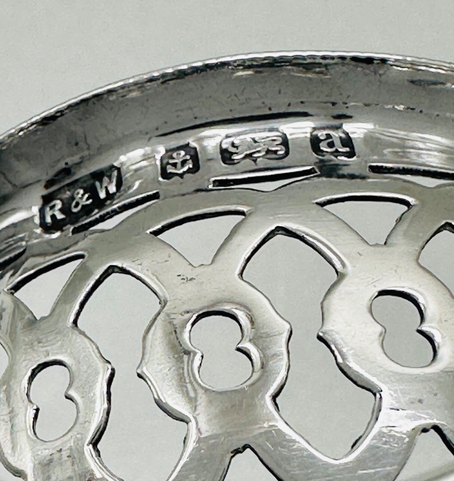 Antique Silver Napkin Ring, Birmingham 1900 by Reynolds & Westwood