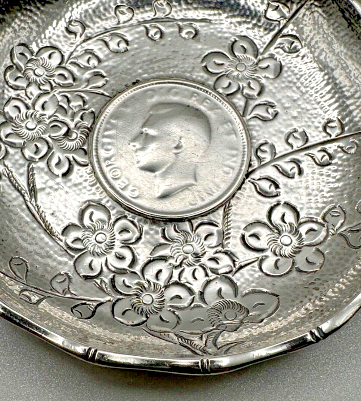 Sterling Silver Canadian Coin Dish - Hong Kong Lee Yee Hing