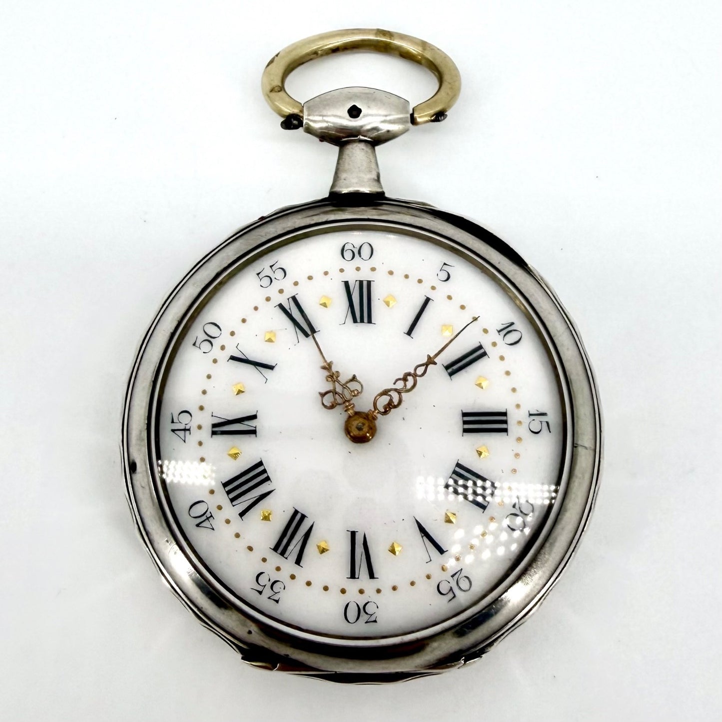 Antique French Silver Pocket Watch – Société Anonyme d’Horlogerie de Besançon