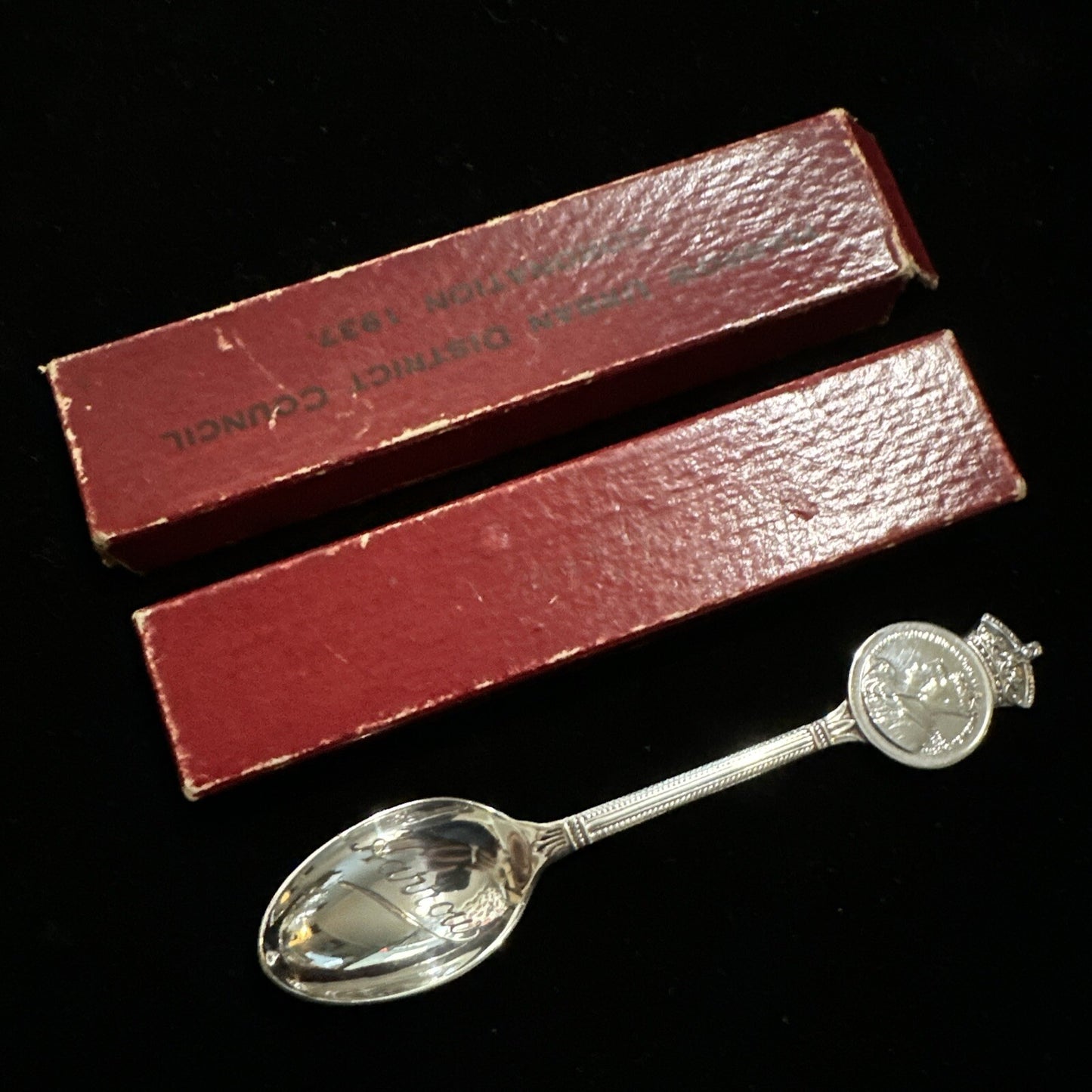 Antique King George VI Coronation 1937 Commemorative Spoon - James Walker