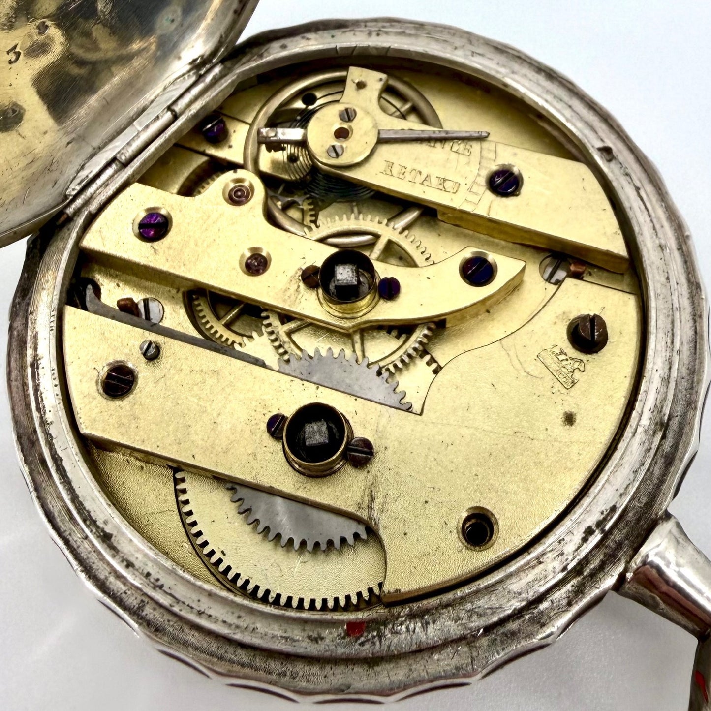 Antique French Silver Pocket Watch – Société Anonyme d’Horlogerie de Besançon