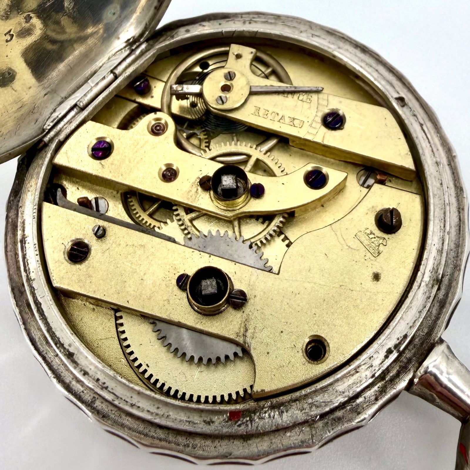 Antique French Silver Pocket Watch – Société Anonyme d’Horlogerie de Besançon