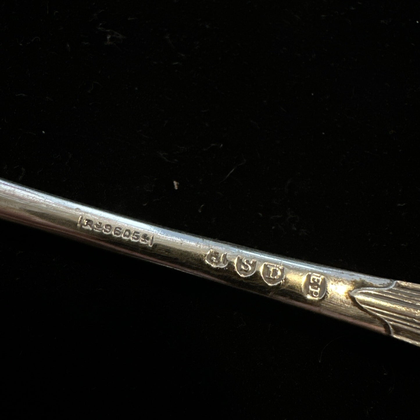 Antique Silver Plate Serving Spoon - James Dixon & Sons