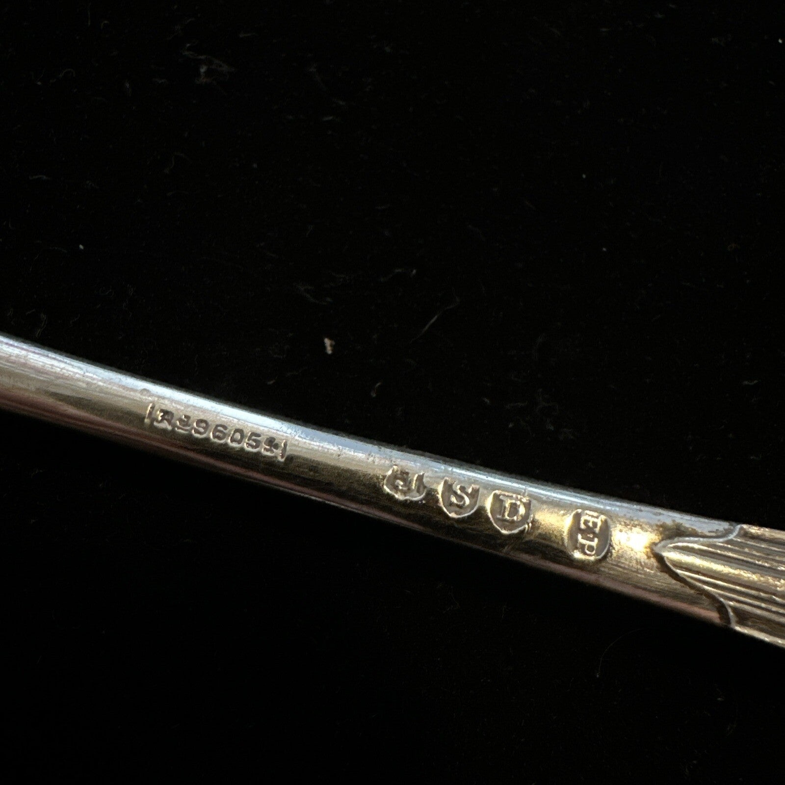Antique Silver Plate Serving Spoon - James Dixon & Sons