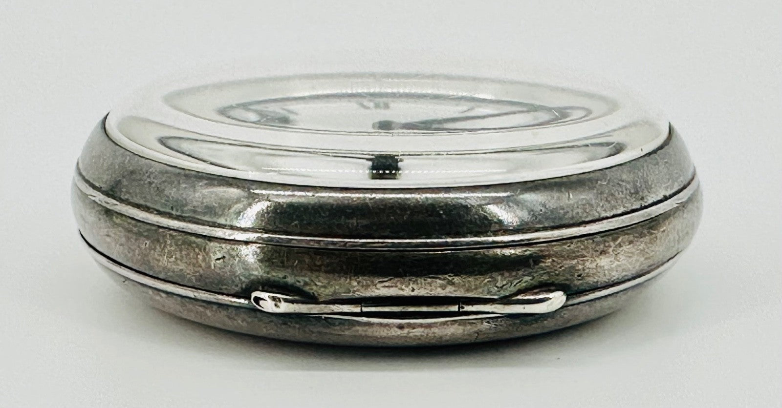 Antique Silver Pocket Watch - Dimier Frères & Co. - Birmingham 1920 - Working