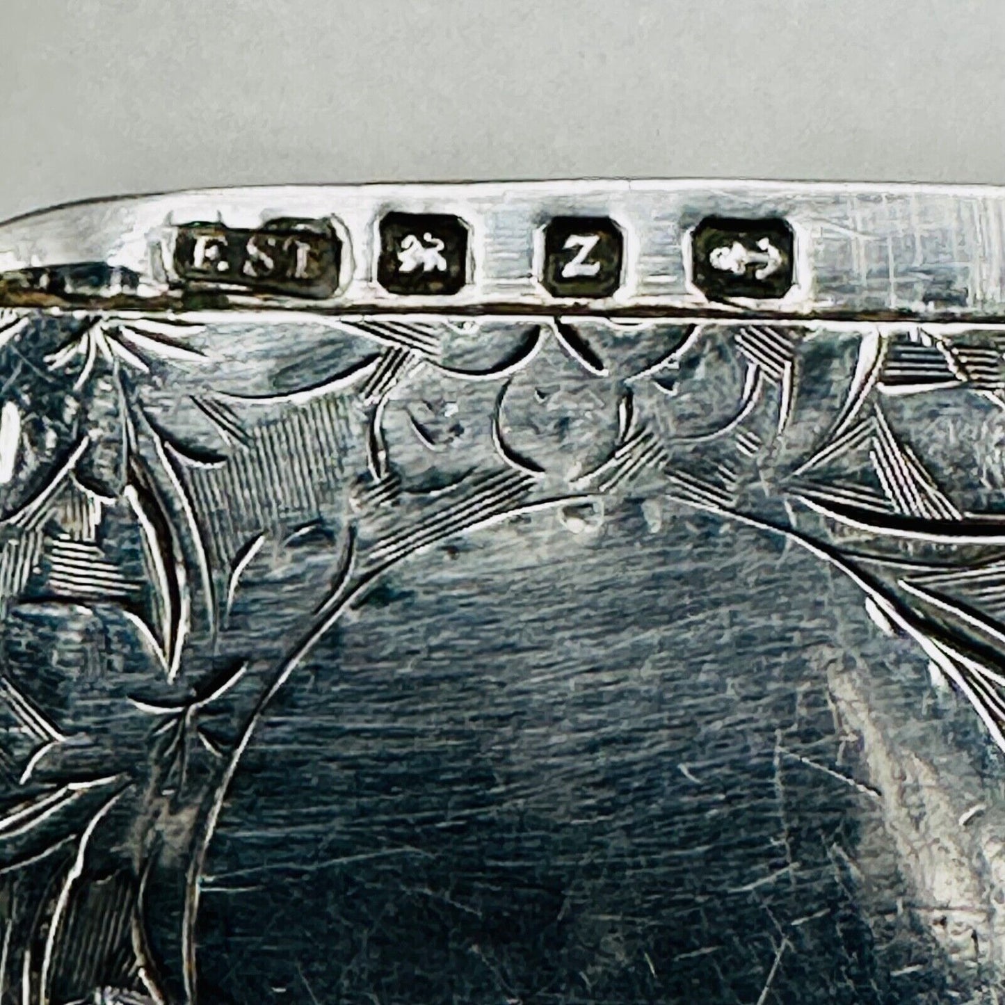 Antique Silver Vesta Case by Frederick Stone 1899 Birmingham