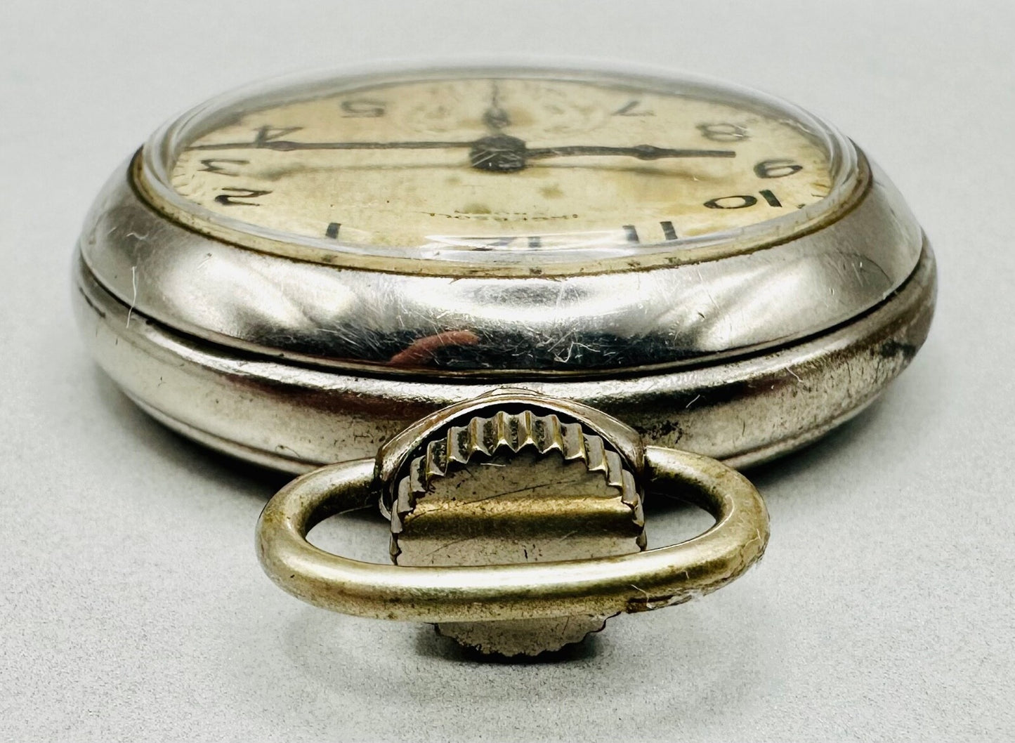 Vintage Ingersoll Crown Pocket Watch - Working - Made in USA