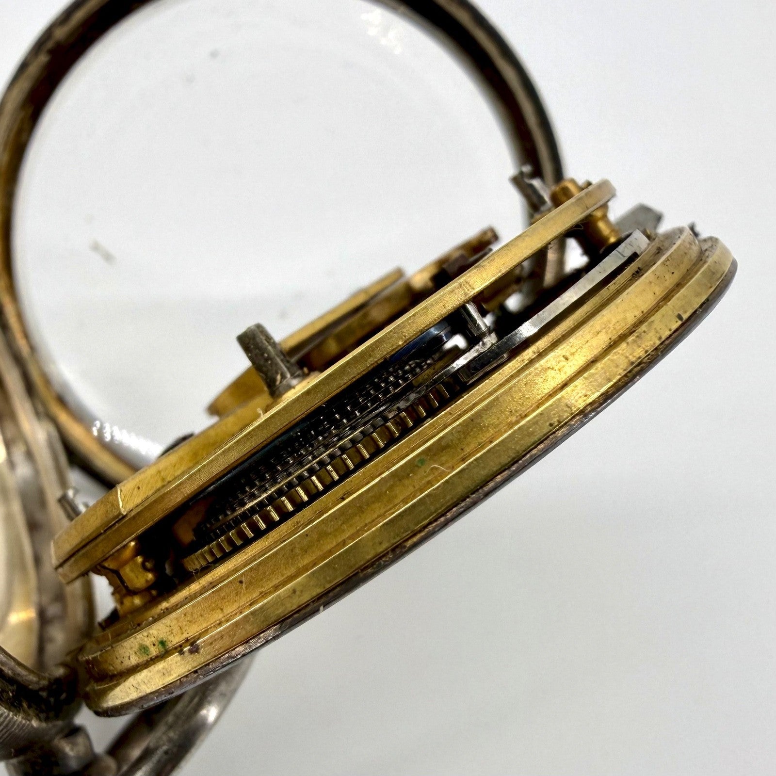 Antique Silver Fusee Pocket Watch, Adam Burdess Coventry – London 1865 - Working