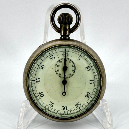 Antique Mechanical Stopwatch – c. Early 20th Century - Working