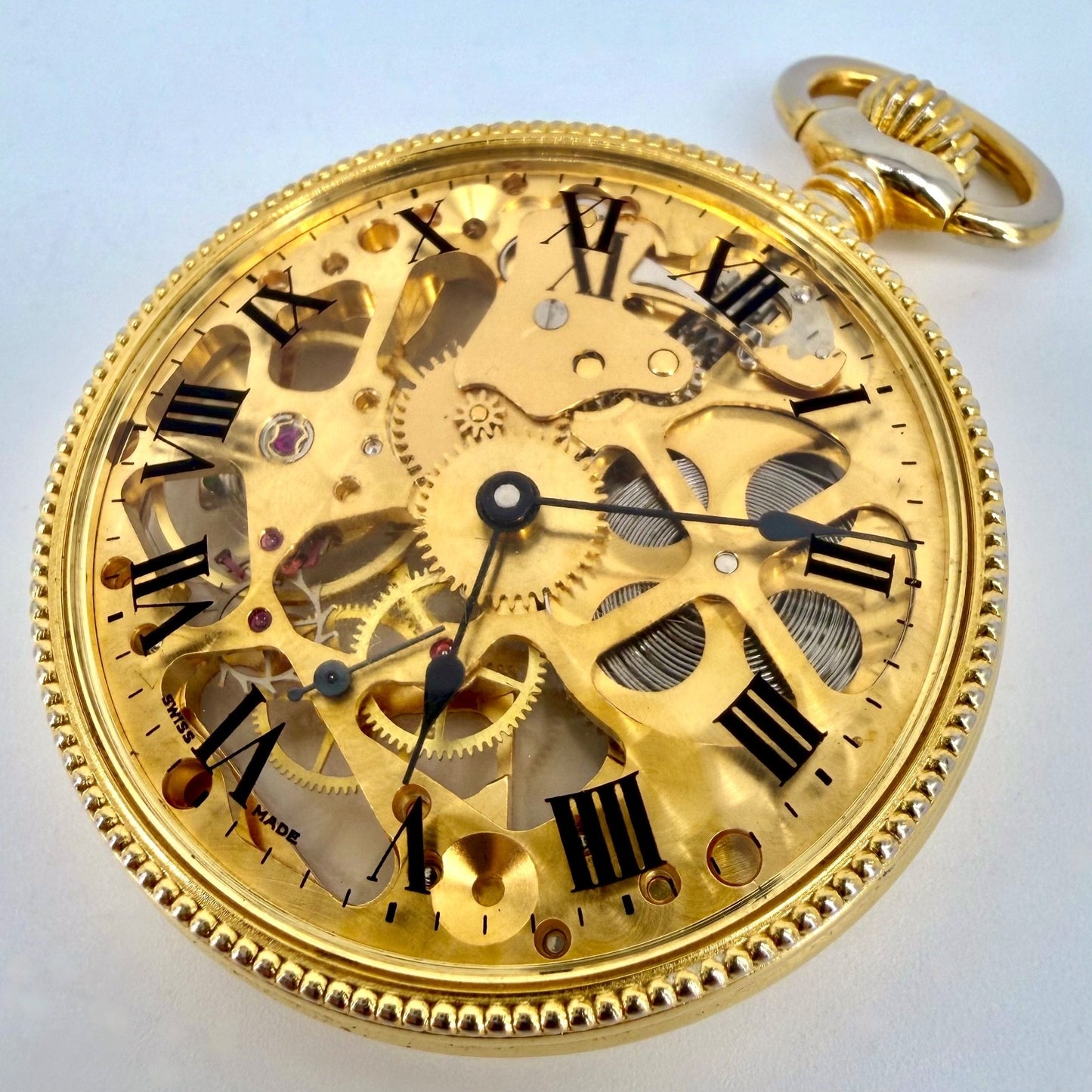 Le Cheminant ETA 6497 Skeleton Pocket Watch – Swiss Made – 17 Jewels – Working