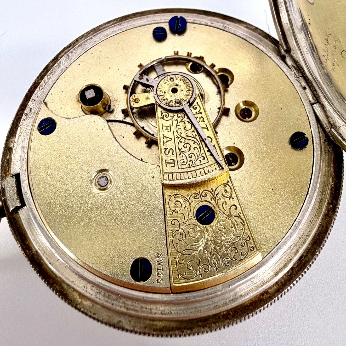 Antique Silver Pocket Watch - Birmingham 1900, Alfred Wigley – Working