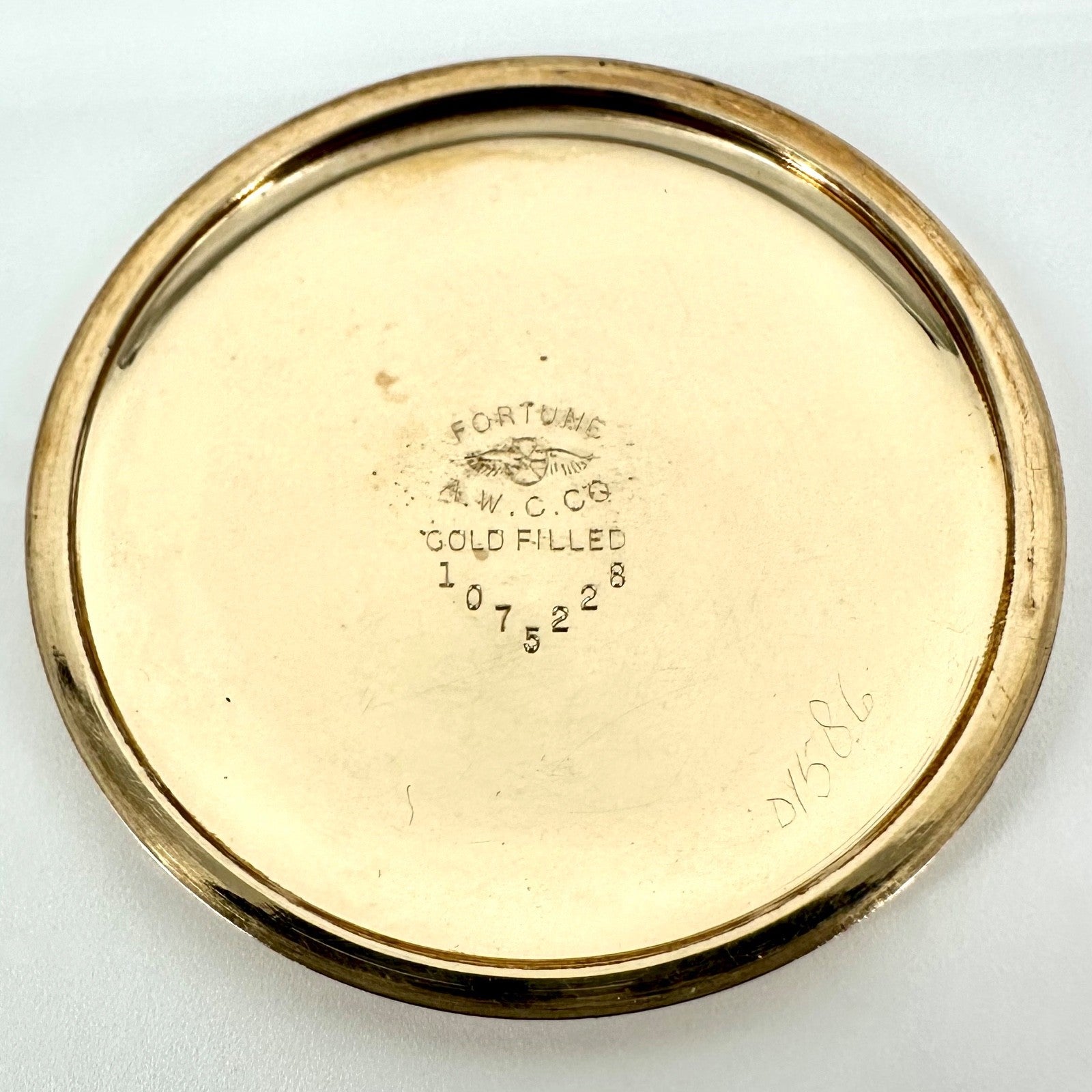 Antique Parel Watch Co. Gold Filled Pocket Watch – 17 Jewels, Adjusted, Working