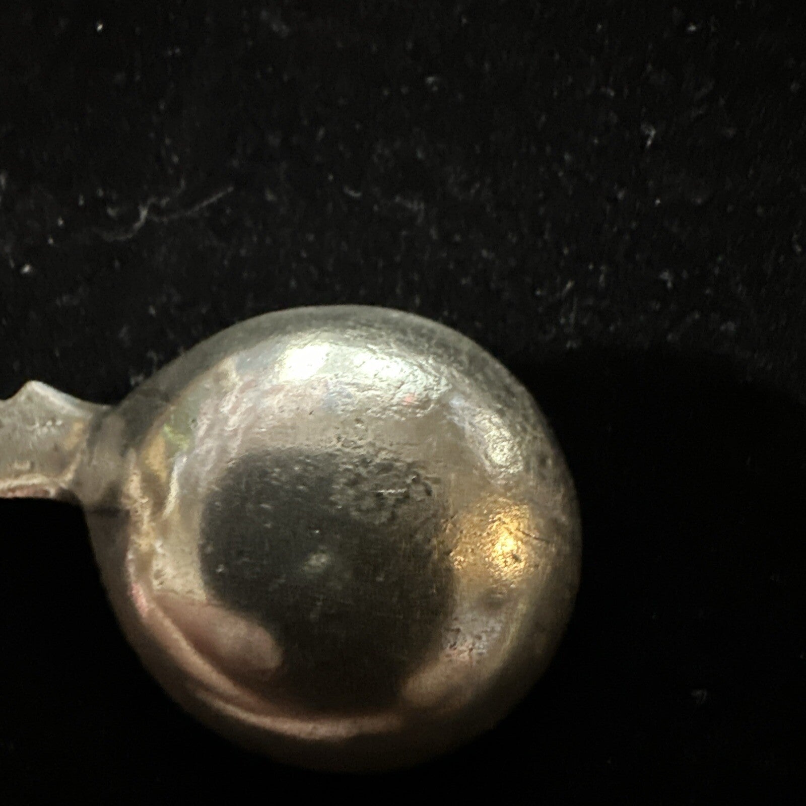 Antique Silver Plate Salt Spoon