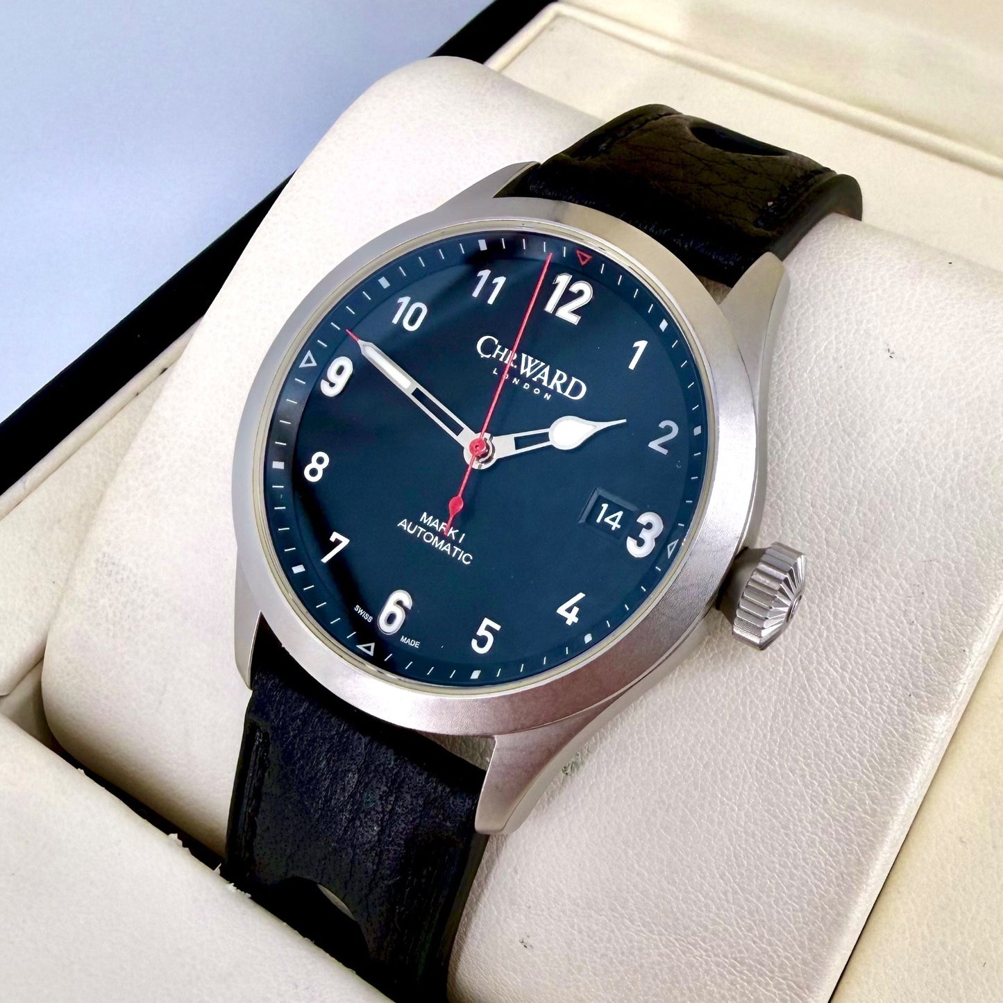 Christopher Ward C8 Flyer Automatic Mk I – Boxed, Cert, 2017, Excellent