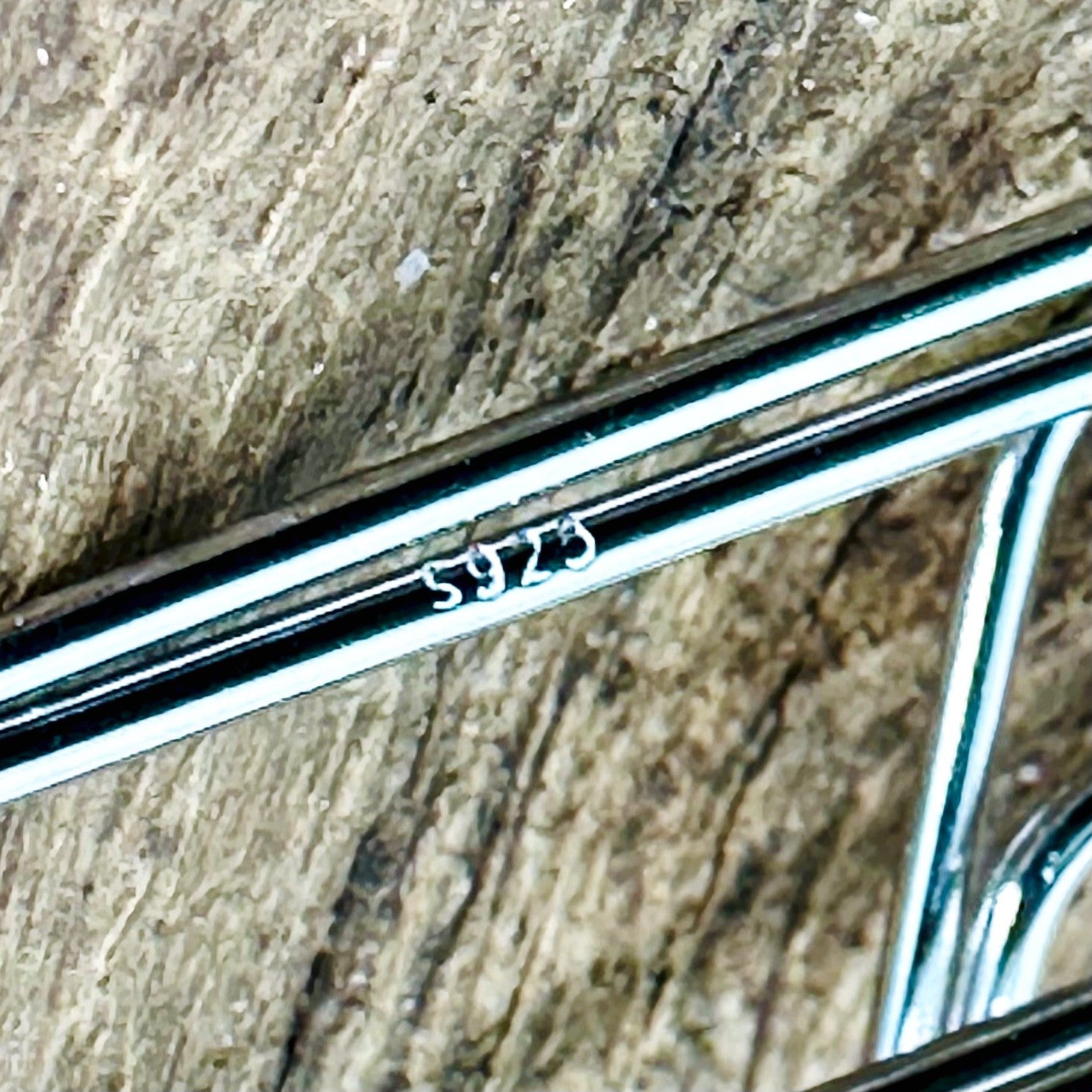 Brand New 925 Sterling Silver Paper Clip Earrings